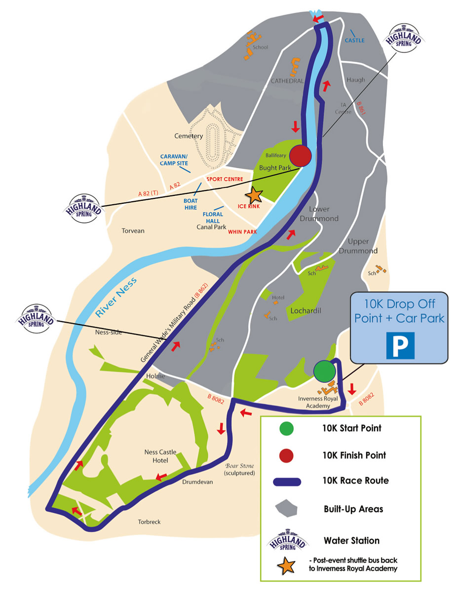 Loch Ness Marathon rivernessroutelarge